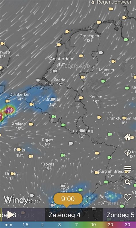 Het weerbericht voor Chimay